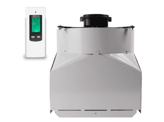 Garage fan and remote ventilation